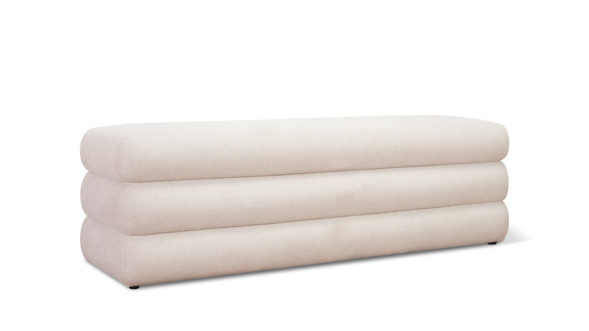 Short Stack Storage Bench, Latte