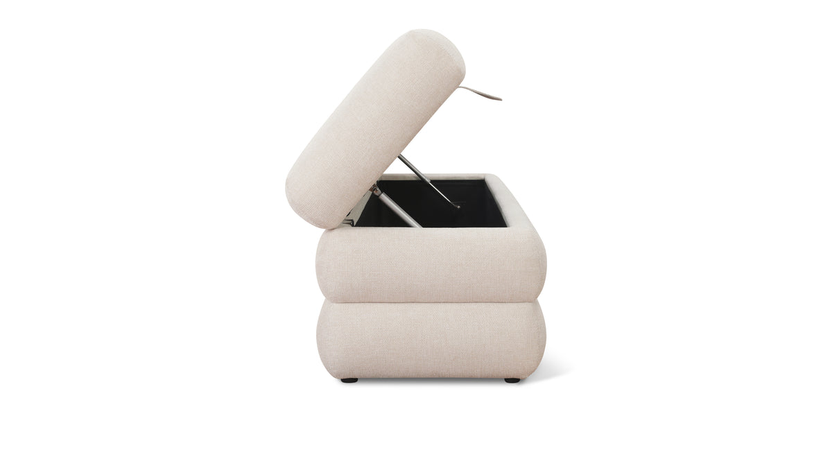 Short Stack Storage Bench, Latte