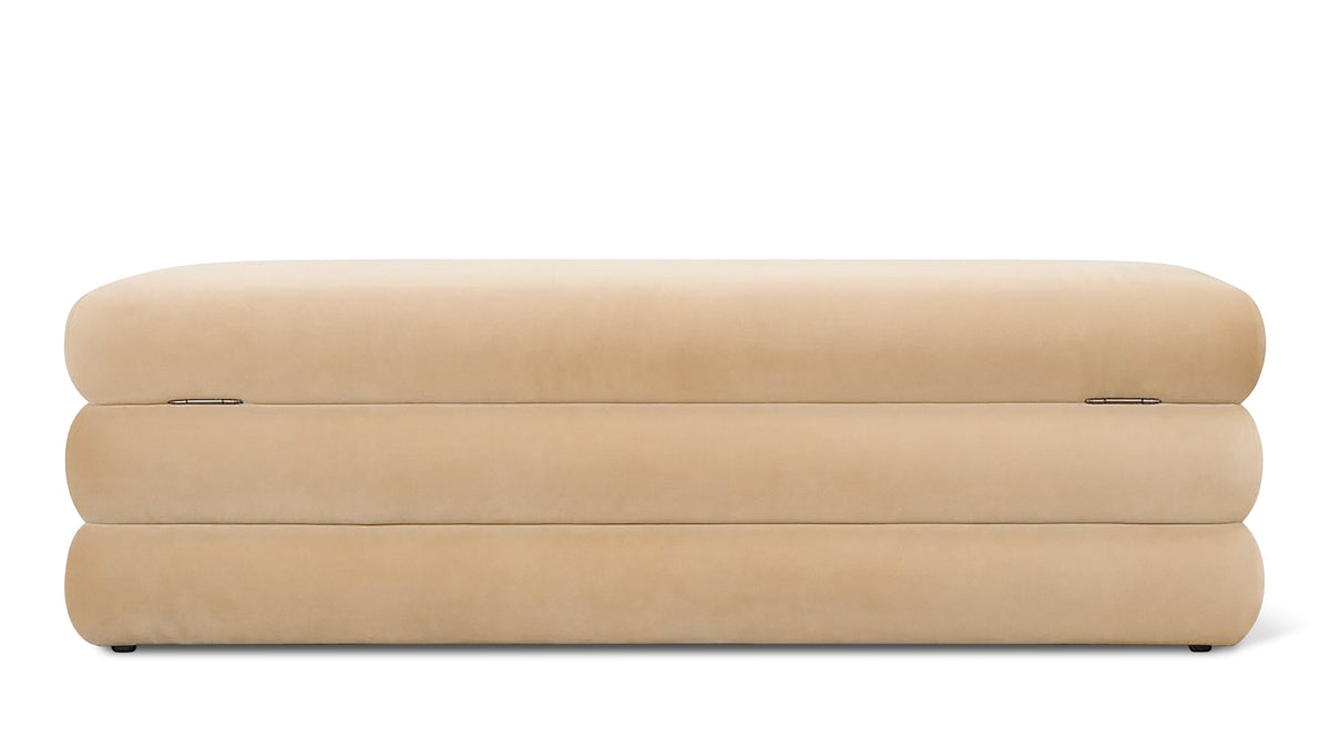 Short Stack Storage Bench, Honey