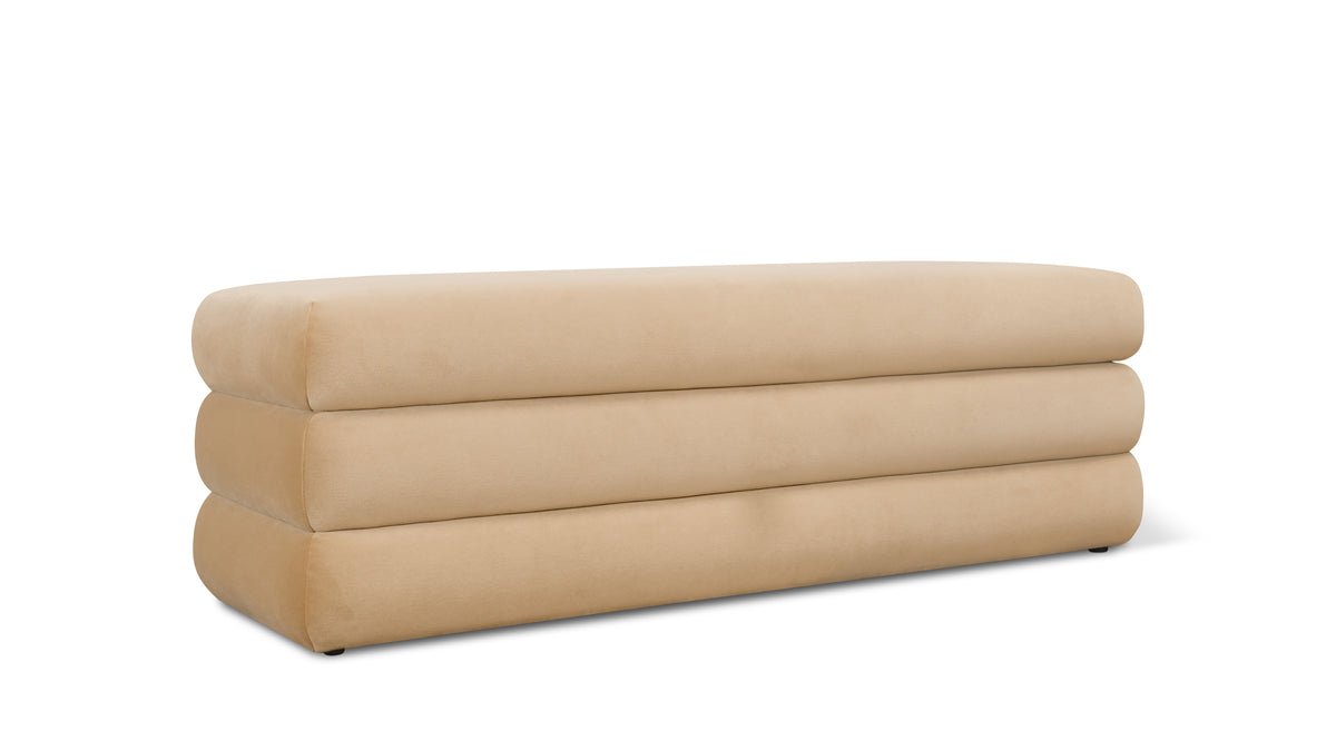 Short Stack Storage Bench, Honey