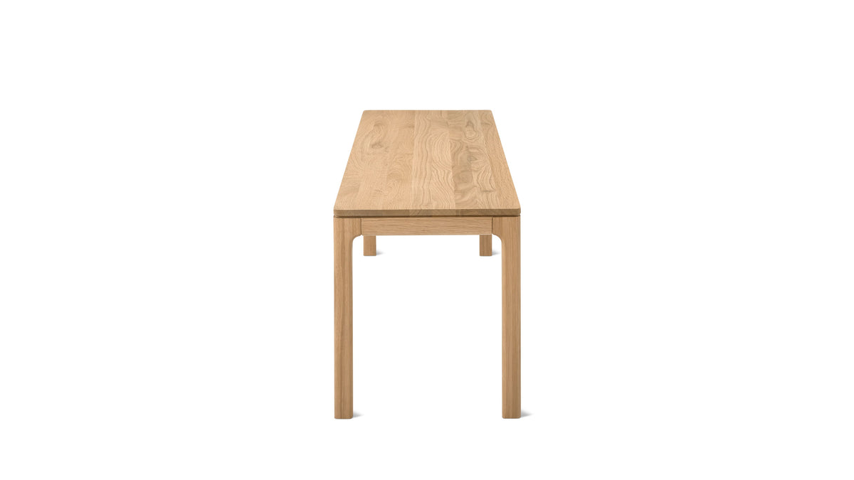 Bridge Bench, Seats 2-3, Oak — alternate view