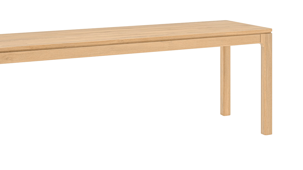 Bridge Bench, Seats 3, Oak