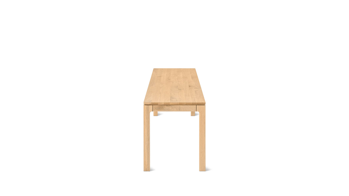 Bridge Bench, Seats 3, Oak — alternate view