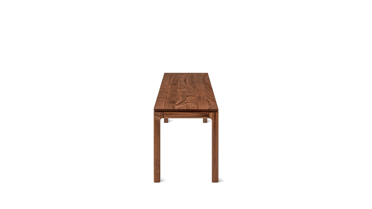 Bridge Bench, Seats 3, American Walnut