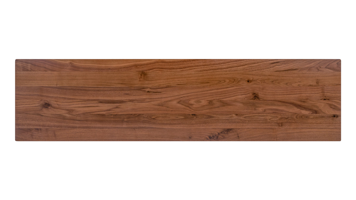 Bridge Bench, Seats 3, American Walnut