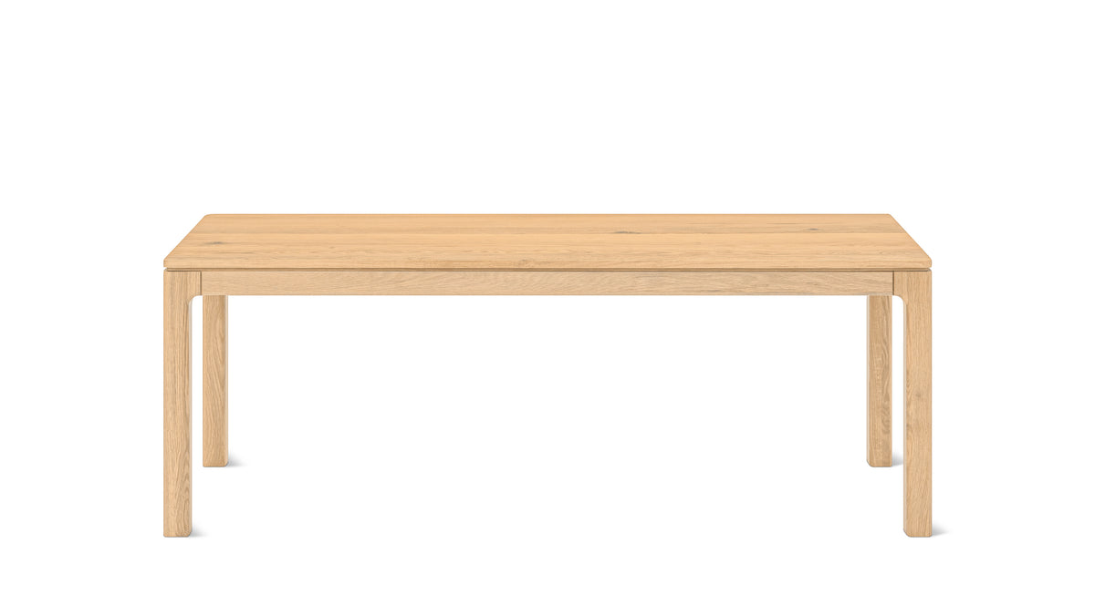 Bridge Bench, Seats 2, Oak — alternate view