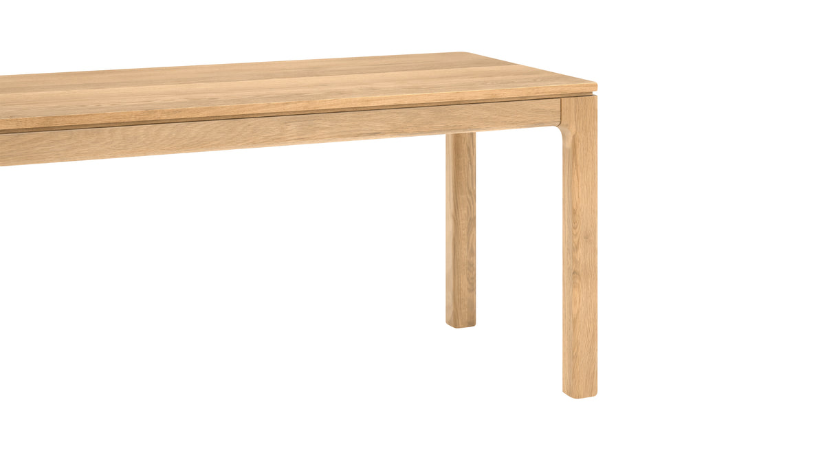 Bridge Bench, Seats 2, Oak — alternate view