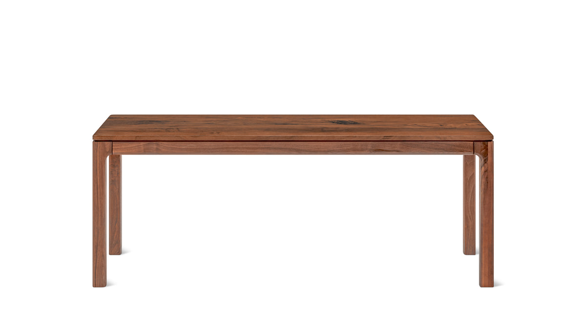 Bridge Bench, Seats 2, American Walnut