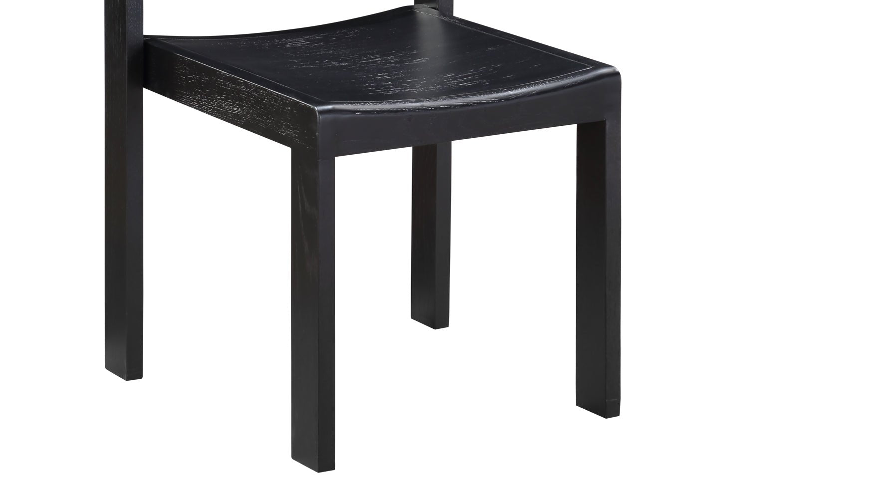 Plane Dining Chair (Set of Two), Black Oak