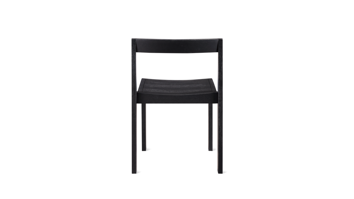Plane Dining Chair (Set of Two), Black Oak