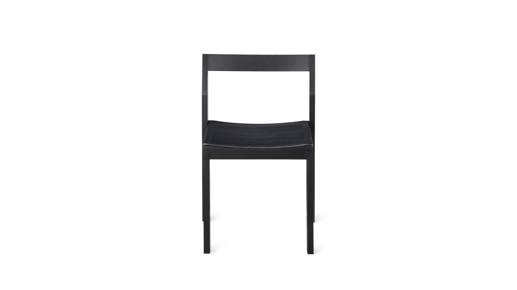Plane Dining Chair (Set of Two), Black Oak