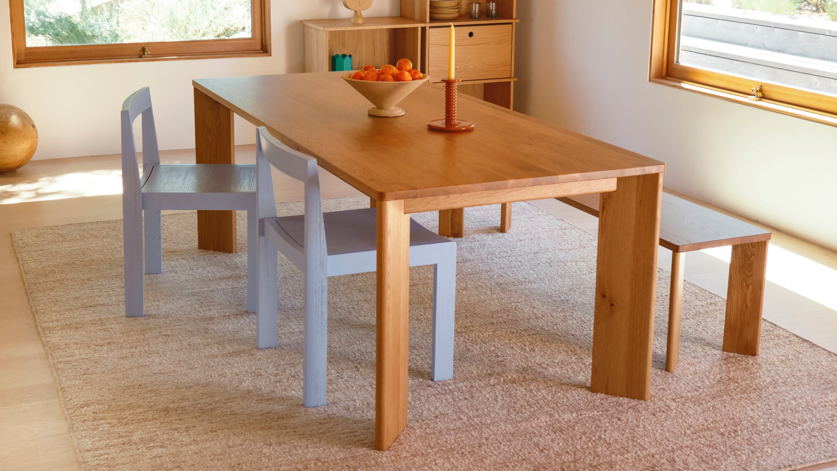 Plane Dining Chair (Set of Two), Glacier