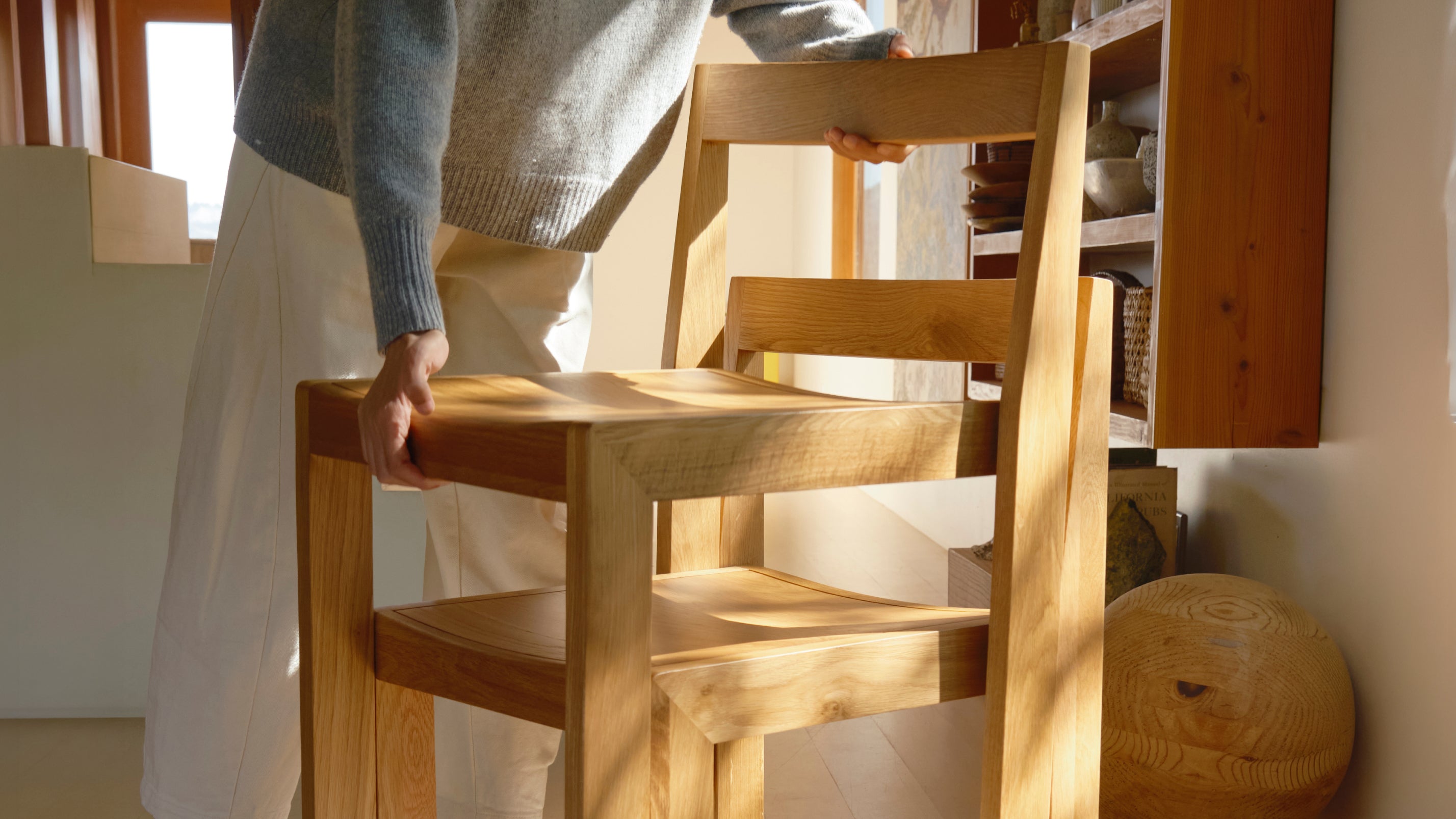 Plane Dining Chair (Set of Two), Oak