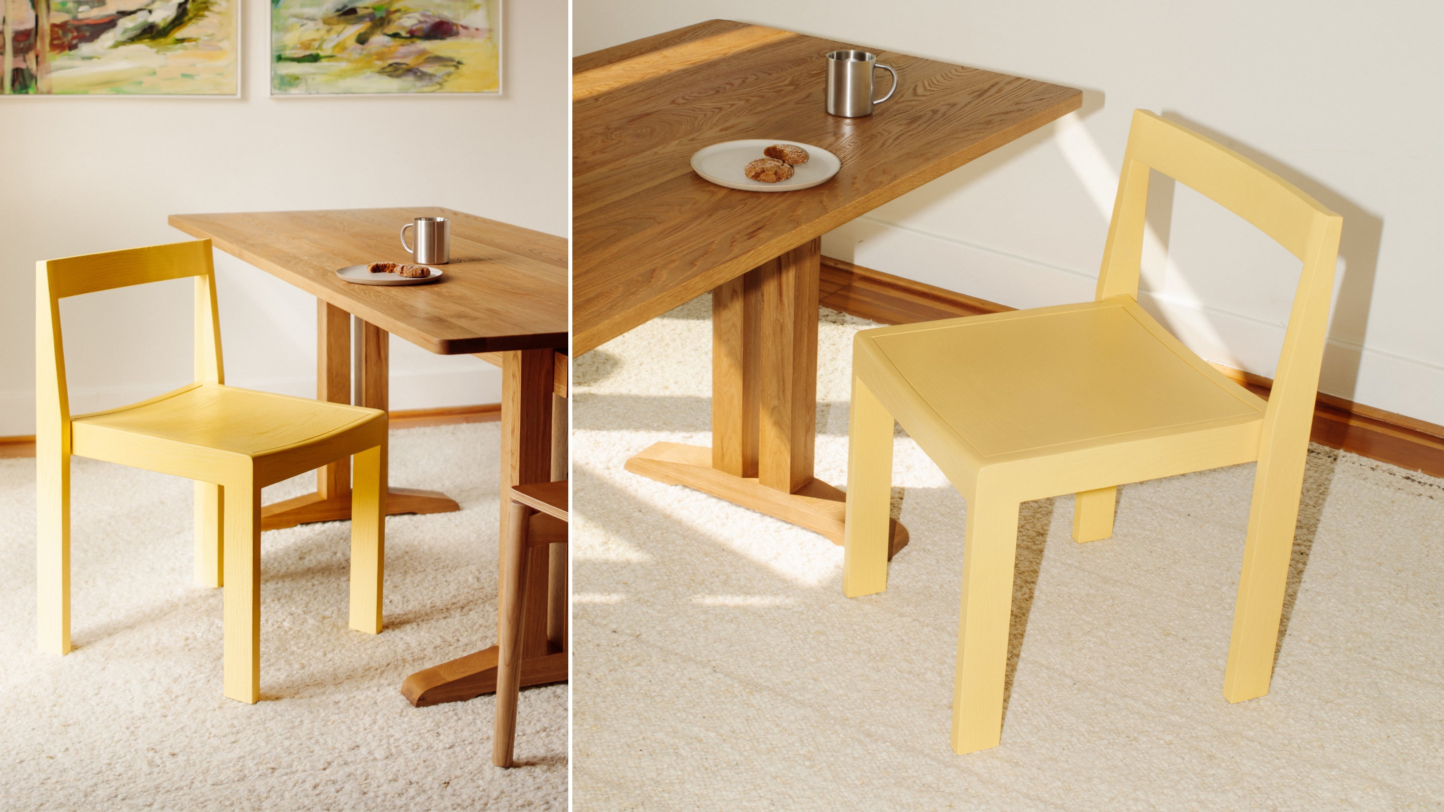 Plane Dining Chair (Set of Two), Lemon - Sundays Company CanadaCHA-BC-003-203