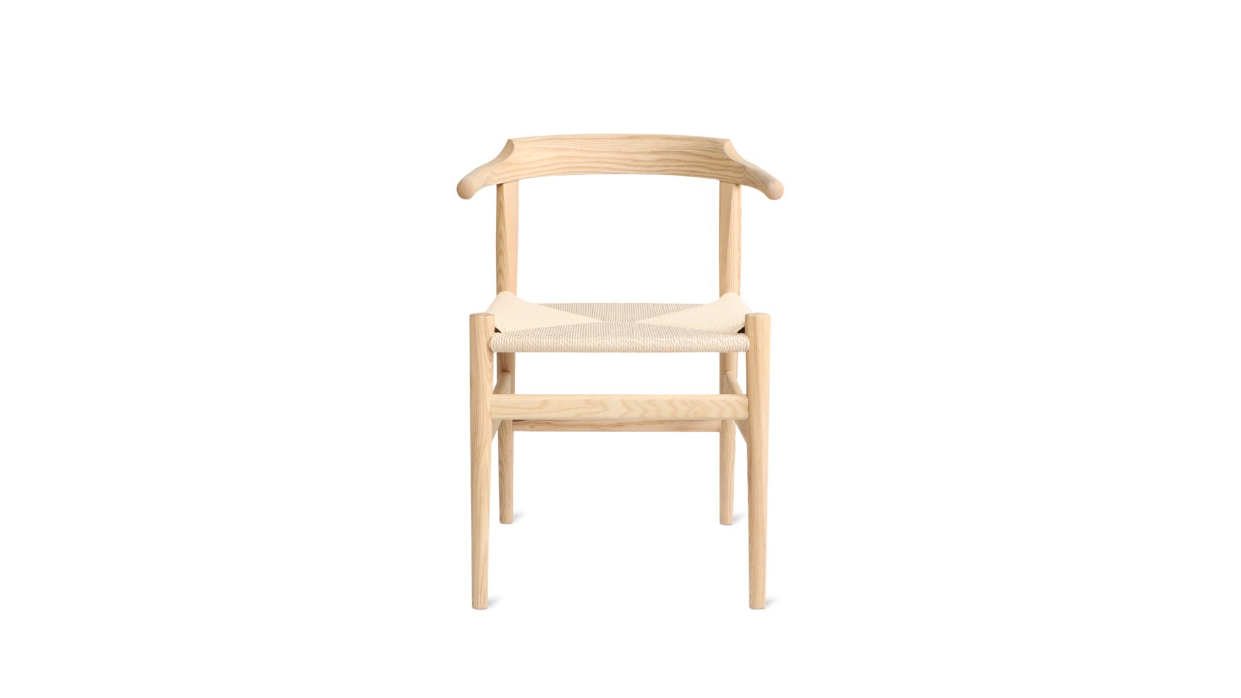 Tuck In Dining Chair, Natural Papercord Seat, Ash - Image 1