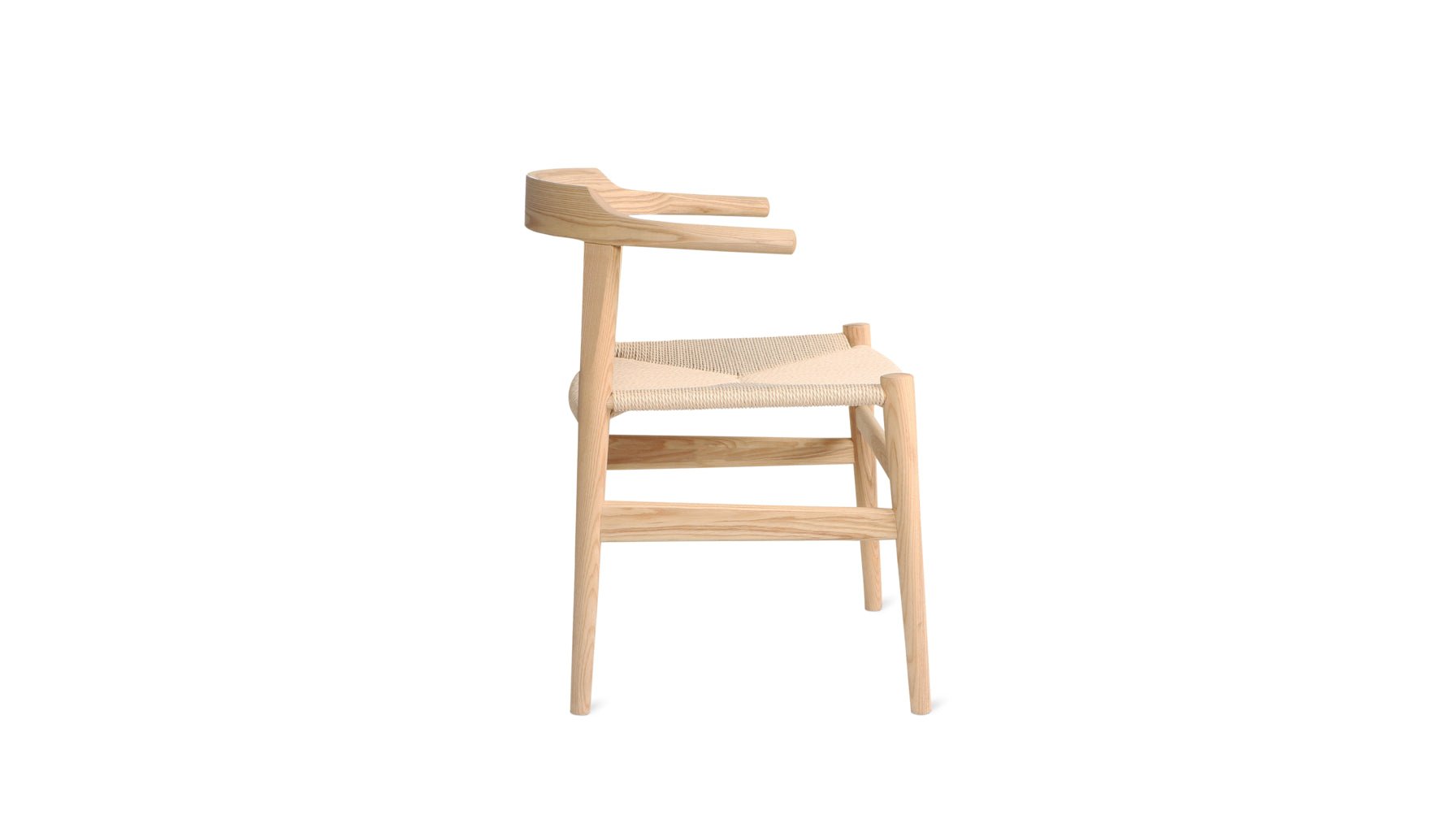 Tuck In Dining Chair, Natural Papercord Seat, Ash - Image 5