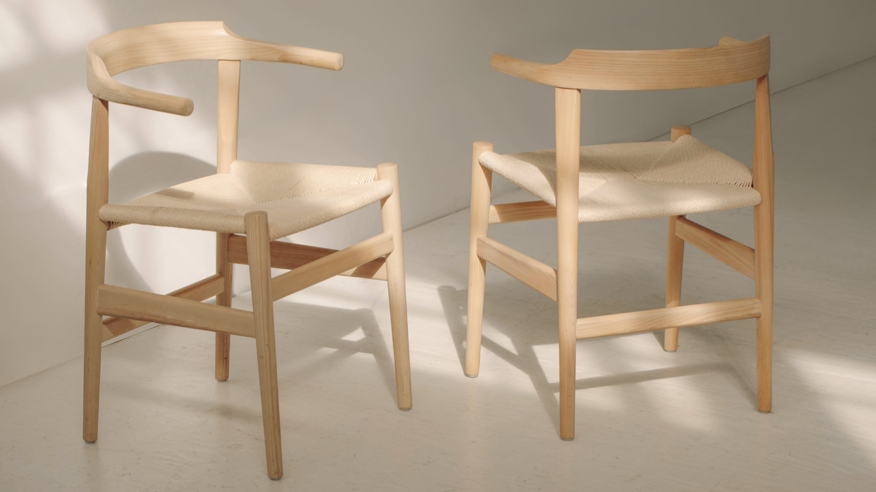 Tuck In Dining Chair, Natural Papercord Seat, Ash - Image 2