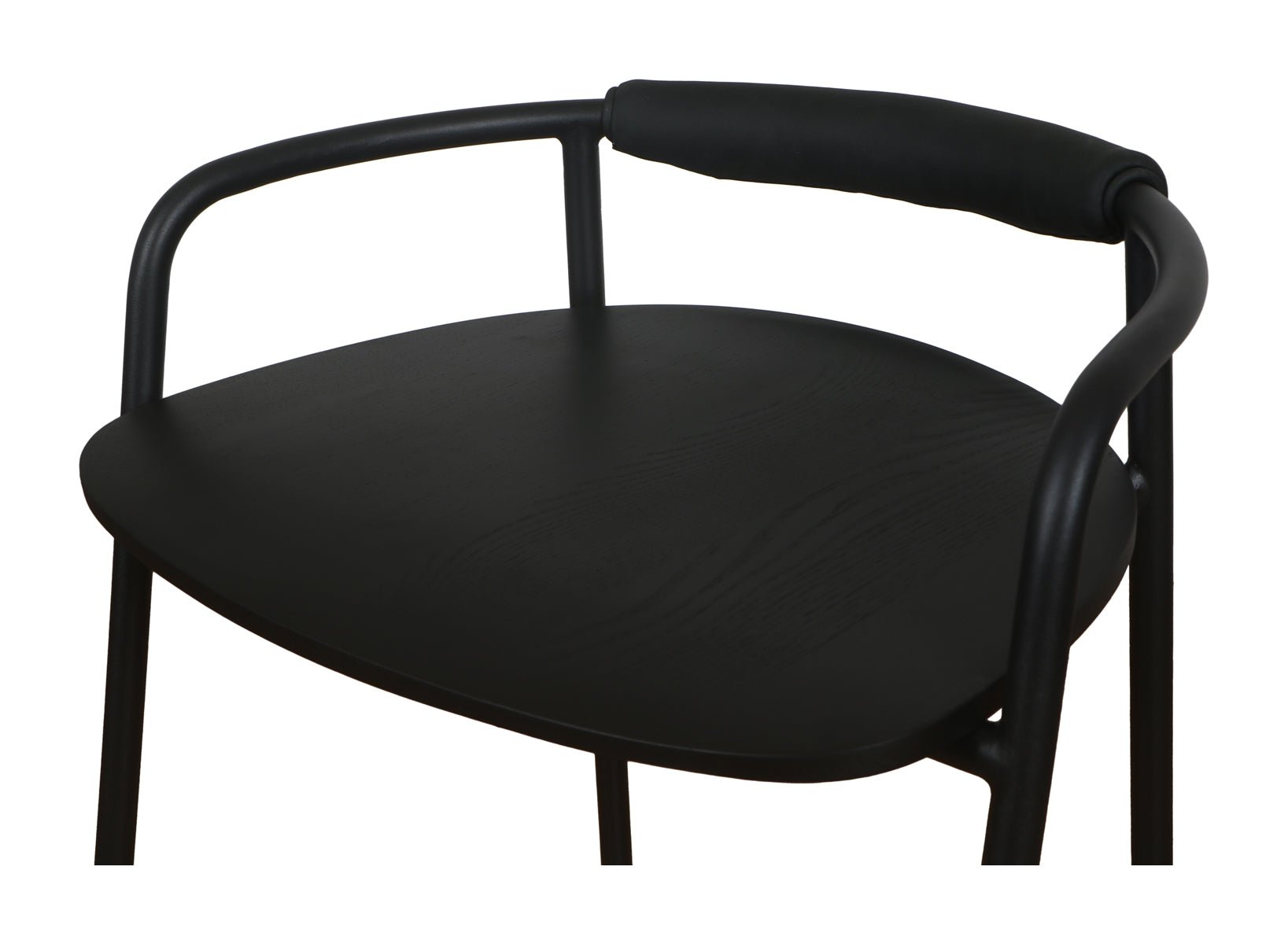 Slow Mornings Stool, Bar, Black/Black Metal - Image 10