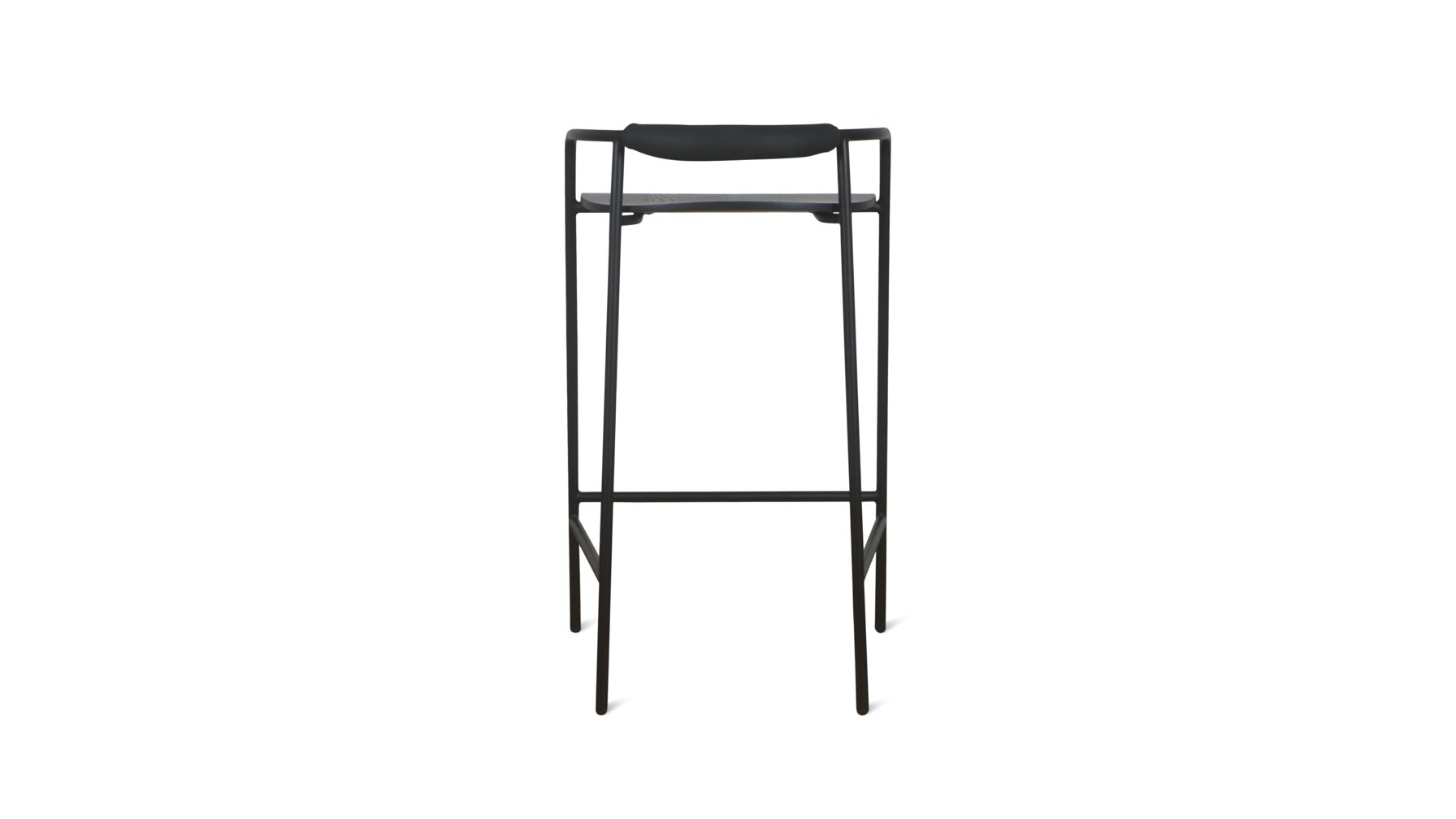 Slow Mornings Stool, Bar, Black/Black Metal - Image 13