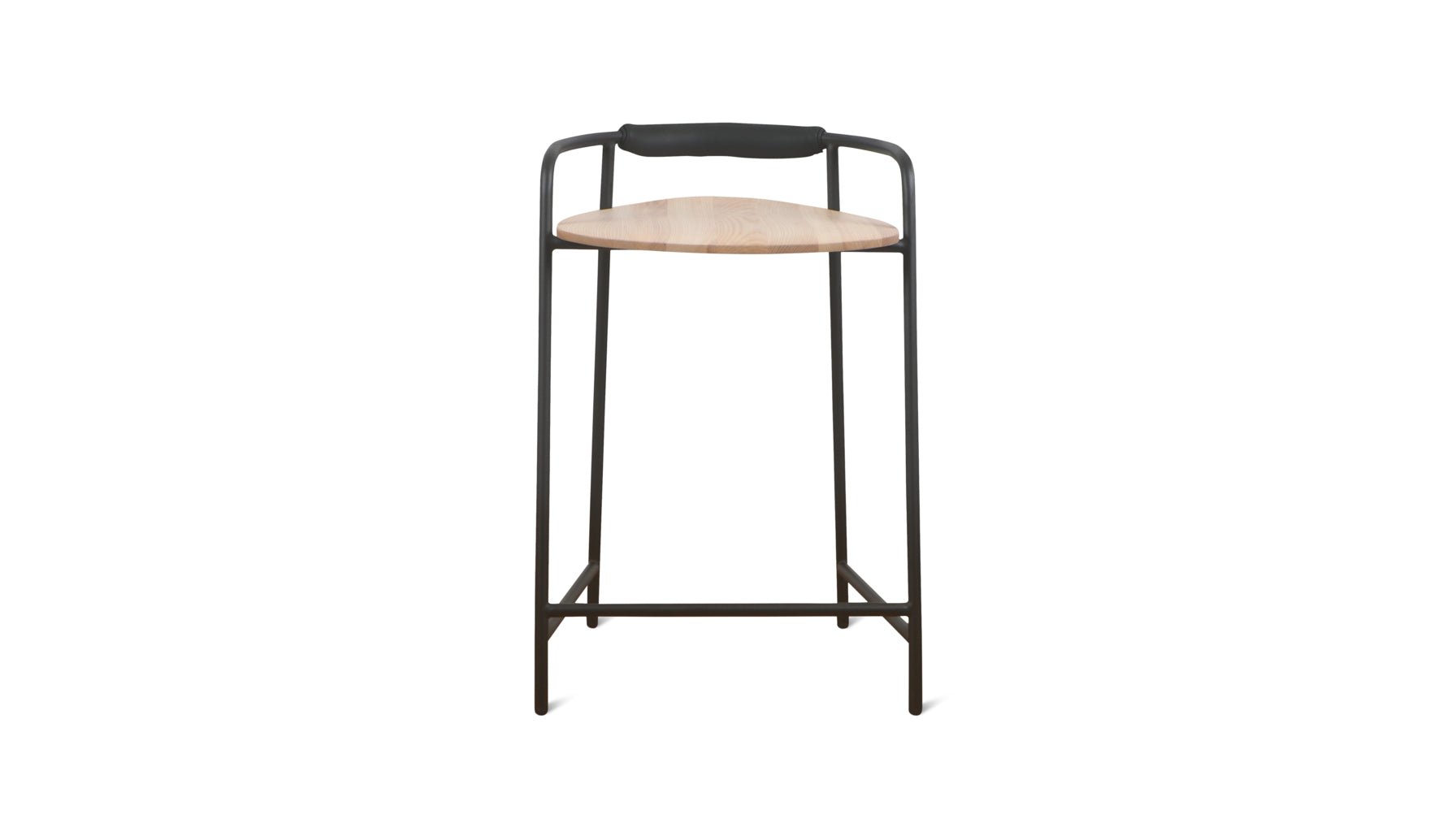 Slow Mornings Stool, Counter, Natural/Black Metal - Sundays Company CanadaCHA-EW-009-024