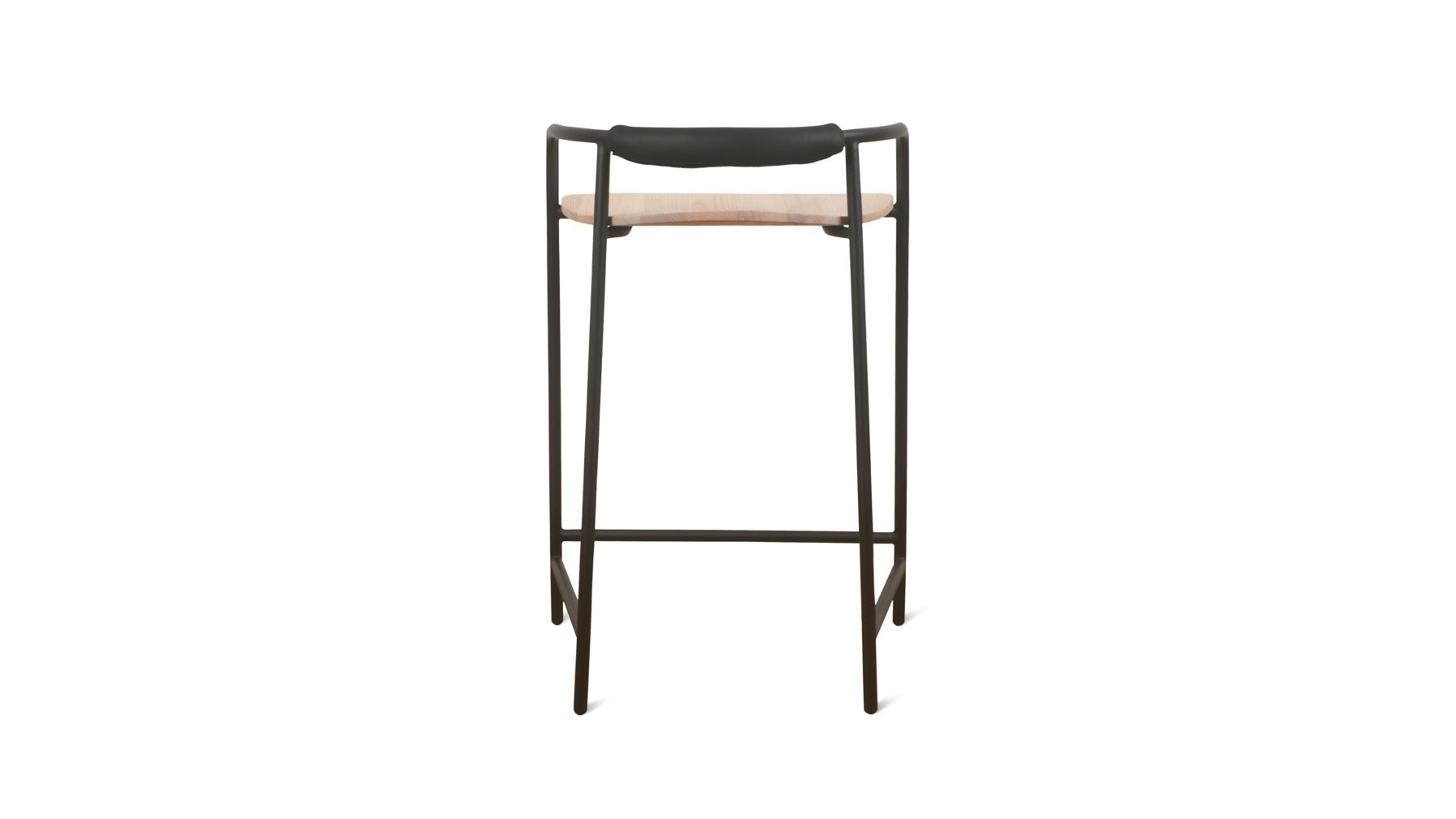 Slow Mornings Stool, Counter, Natural/Black Metal - Image 9