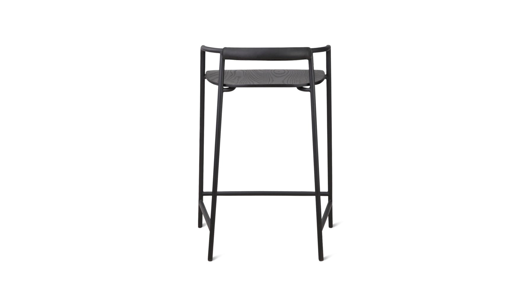 Slow Mornings Stool, Counter, Black/Black Metal - Image 10