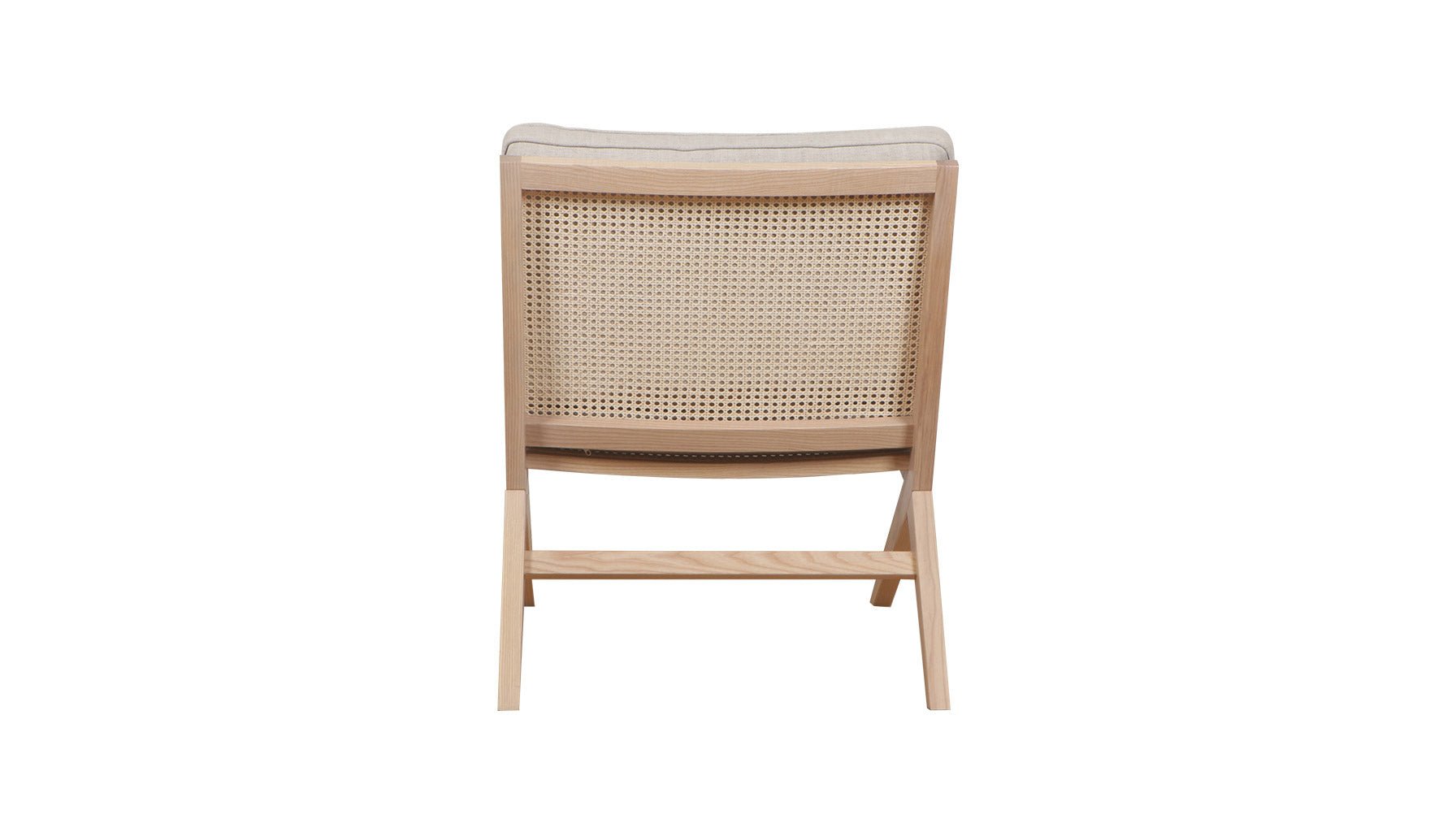 Endless Summer Lounge Chair with Cushion, Ash/Natural