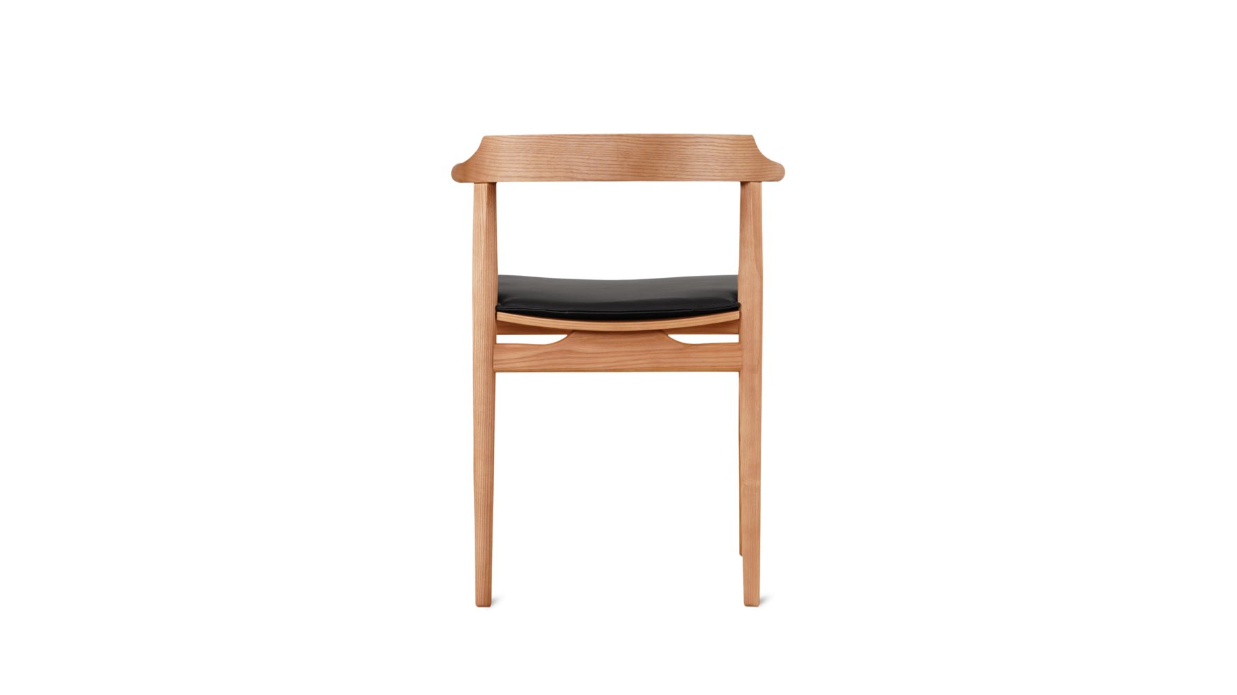 Tuck In Dining Chair with Black Cushion, Stained Oak - Sundays Company CanadaCHA-EW-021-002