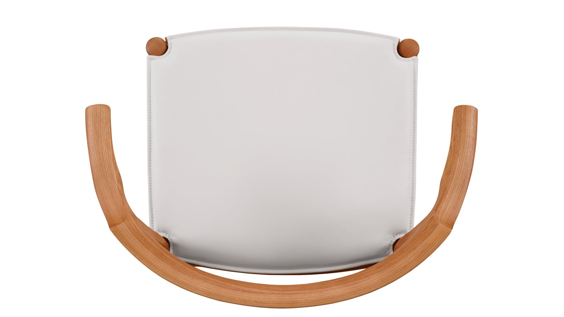 Tuck In Dining Chair with White Cushion, Stained Oak - Sundays Company CanadaCHA-EW-021-018