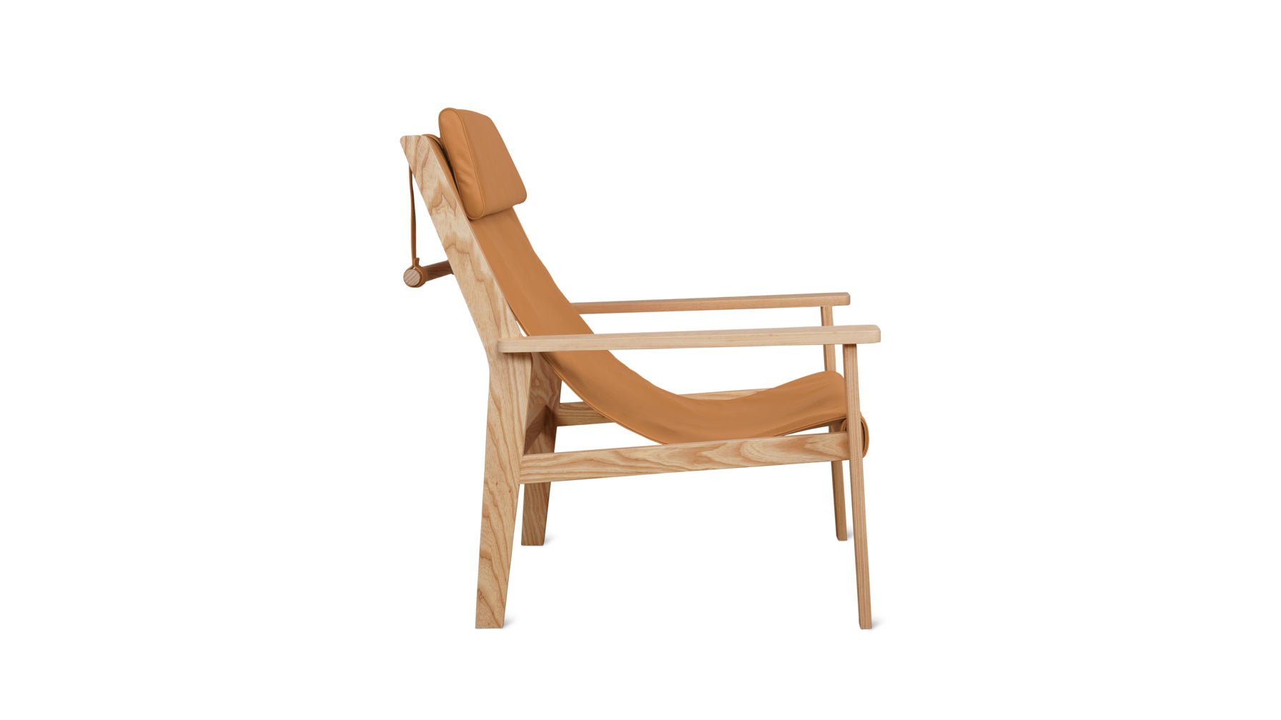 Sweet Life Sling Lounge Chair With Headrest, Terracotta Ash - Image 11