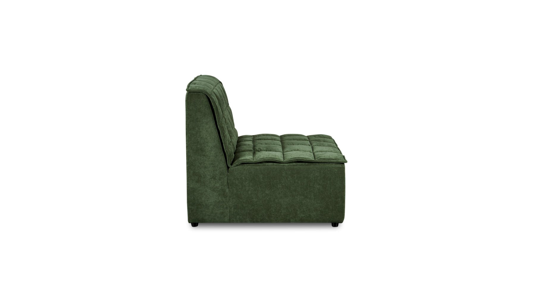 Quilt Armless Chair, Moss - Sundays Company CanadaCHA-EW-040-016