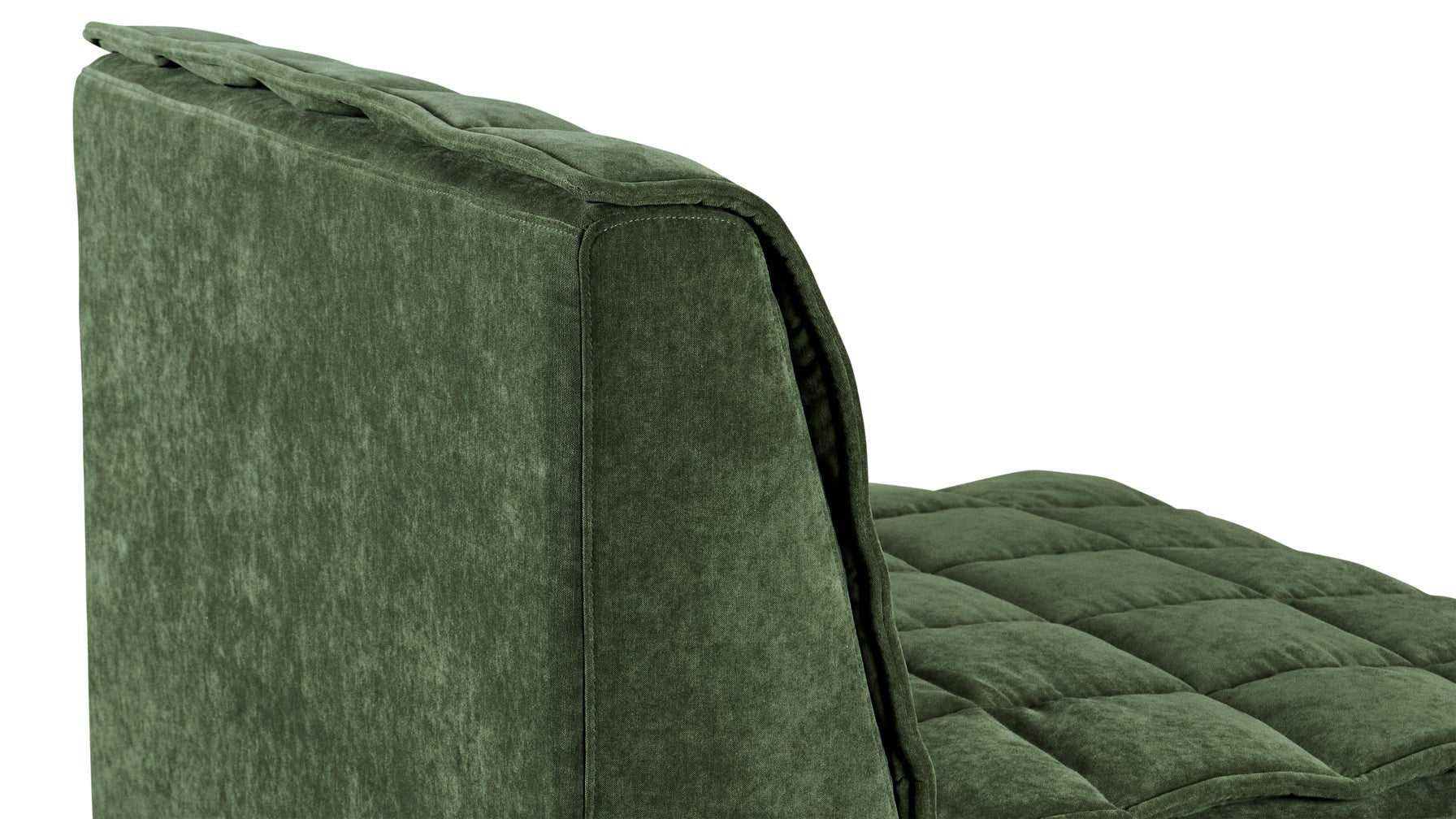 Quilt Armless Chair, Moss - Sundays Company CanadaCHA-EW-040-016