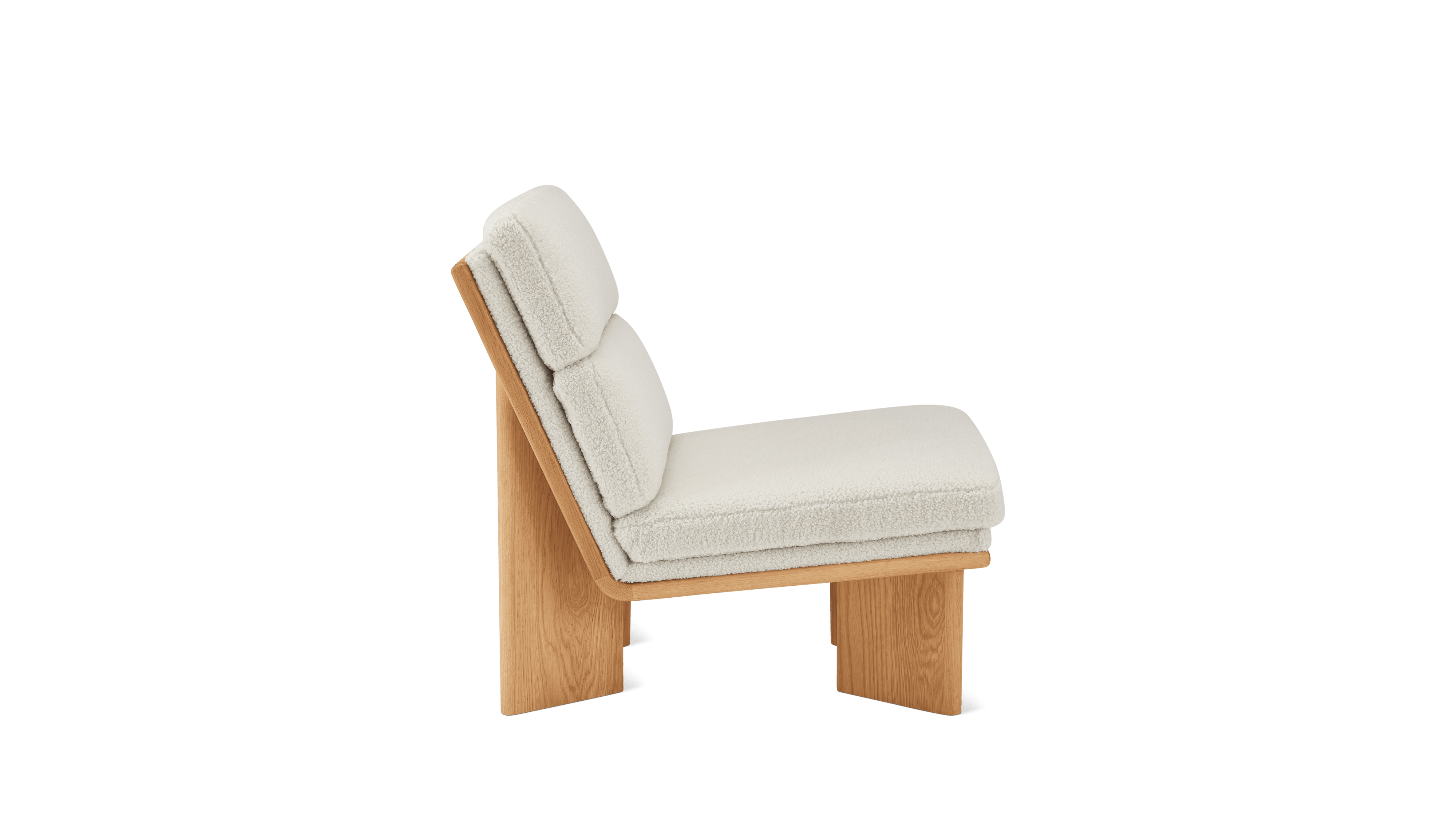 Frame Lounge Chair, Oak, Shearling - Image 8