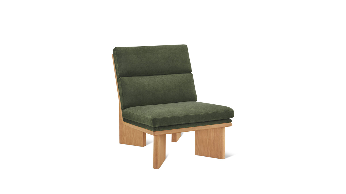 Frame Lounge Chair, Oak, Moss