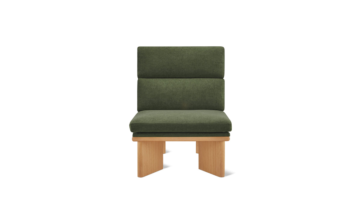 Frame Lounge Chair, Oak, Moss