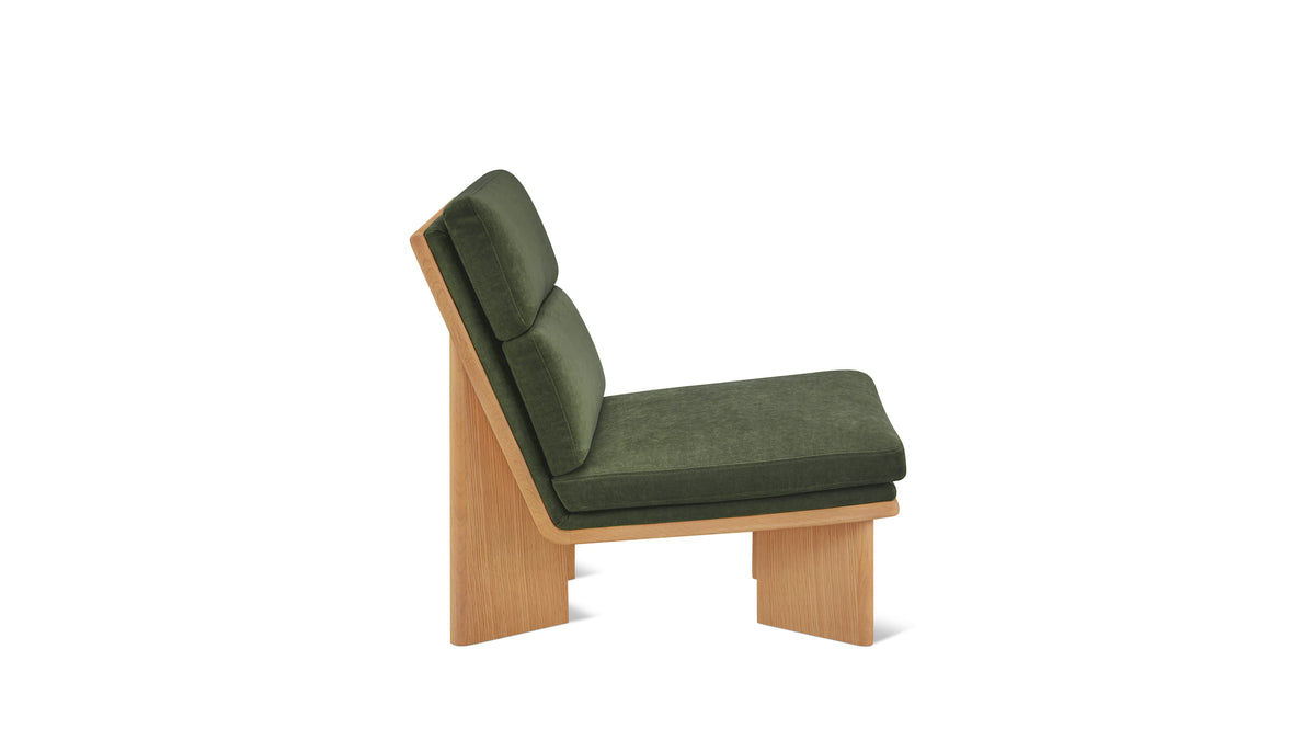 Frame Lounge Chair, Oak, Moss