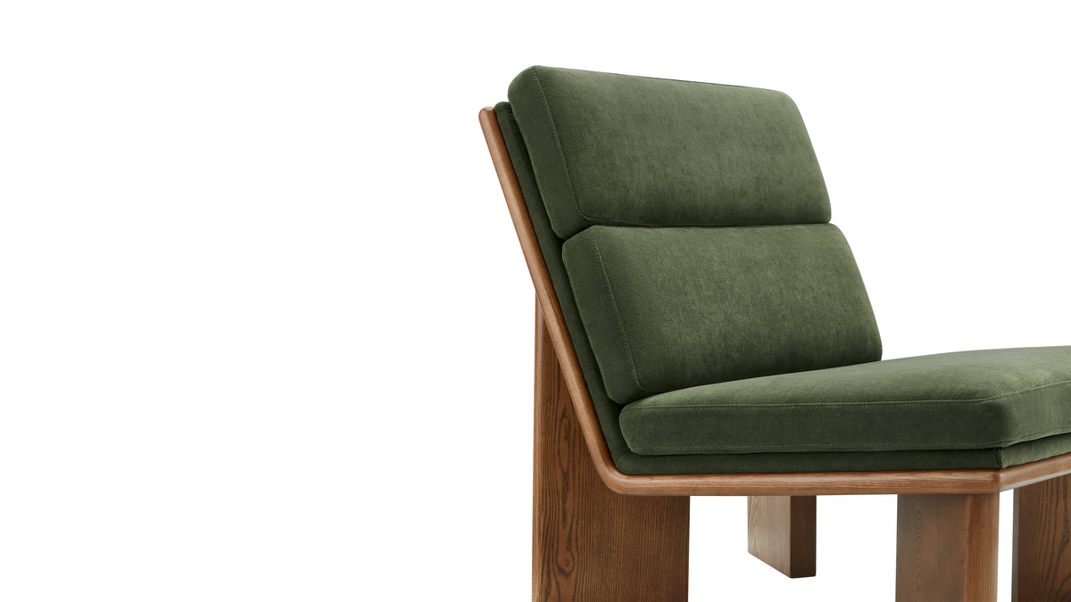 Frame Lounge Chair, Walnut, Moss