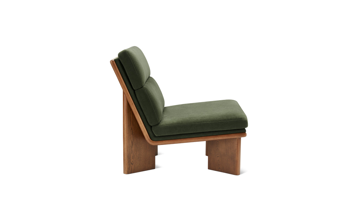 Frame Lounge Chair, Walnut, Moss