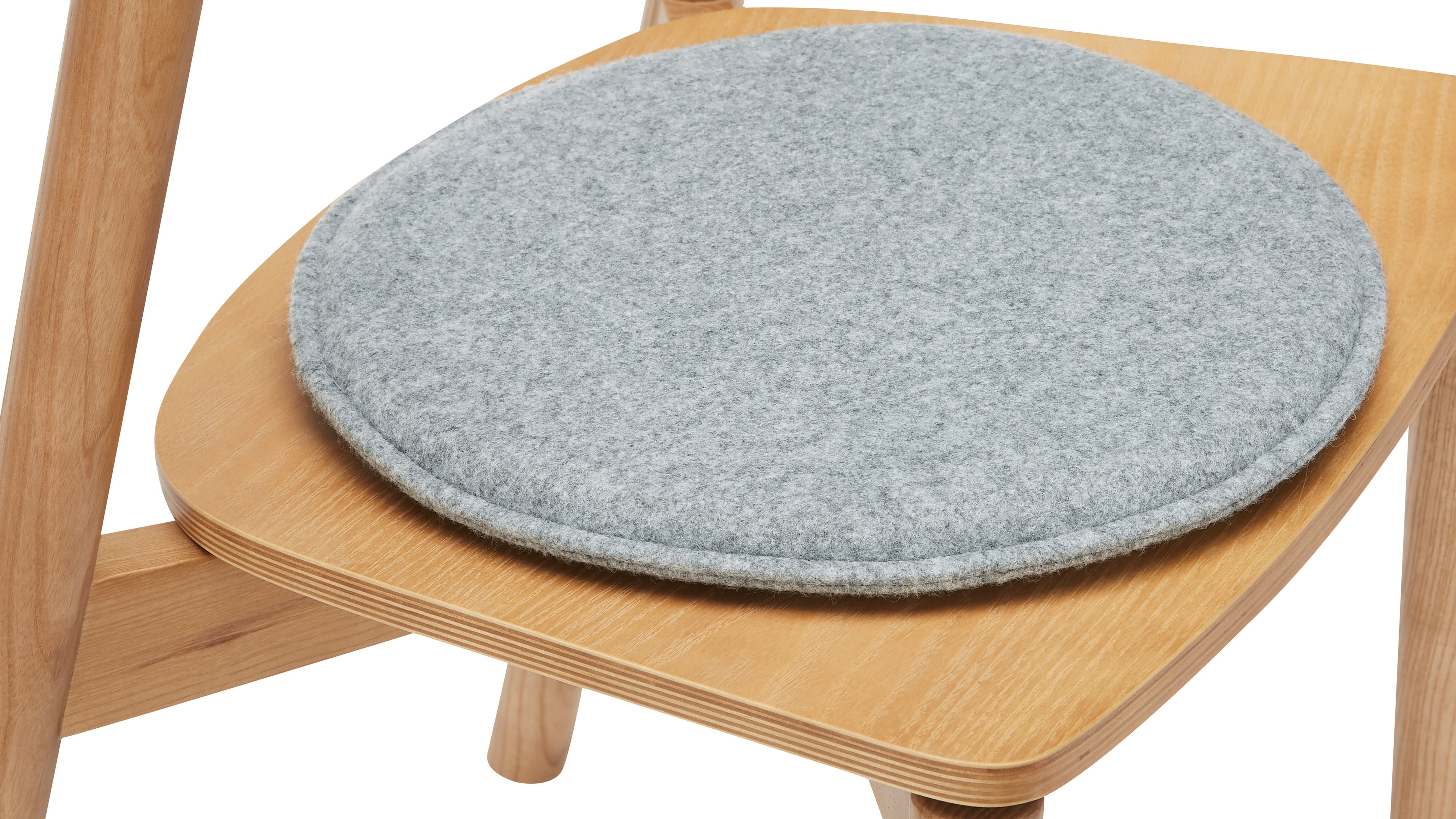 Round Seat Cushion, Grey Felt - Sundays Company CanadaCHA-EW-046-162