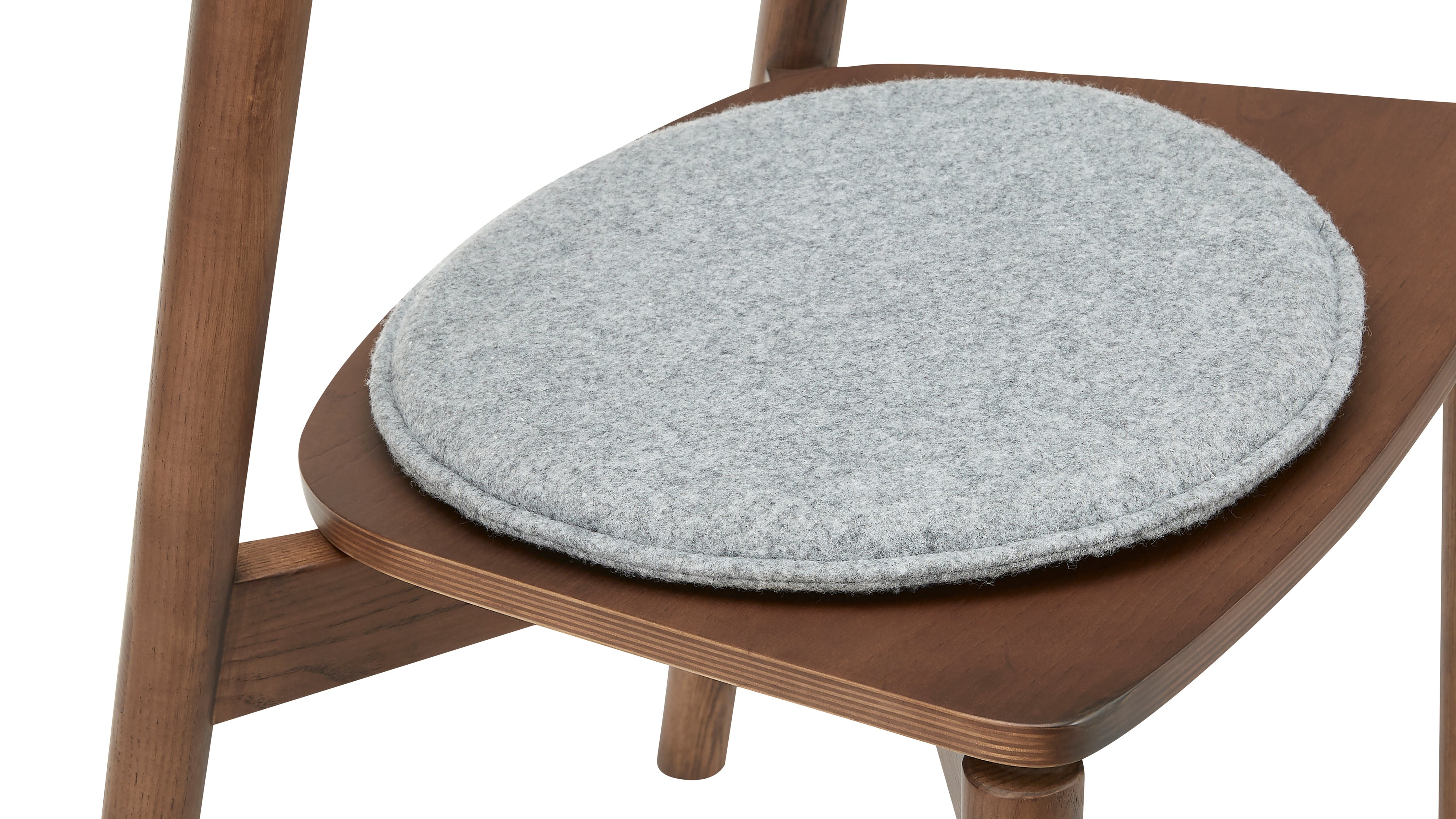 Round Seat Cushion, Grey Felt - Sundays Company CanadaCHA-EW-046-162