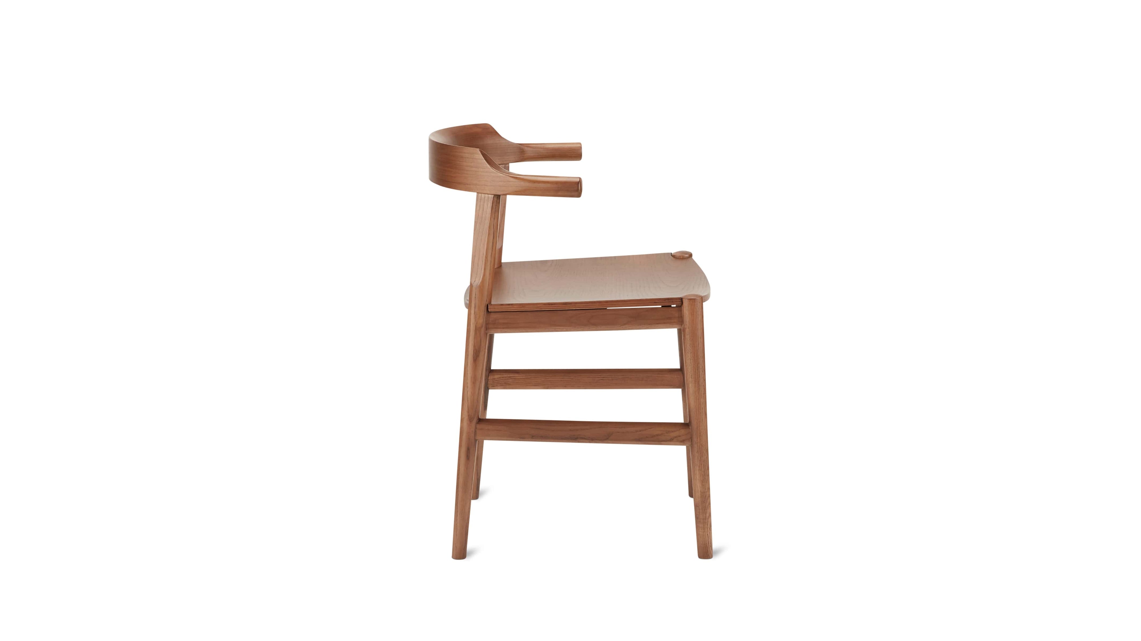 Tuck In Dining Chair, Wood Seat, Stained Walnut - Sundays Company CanadaCHA-EW-047-124