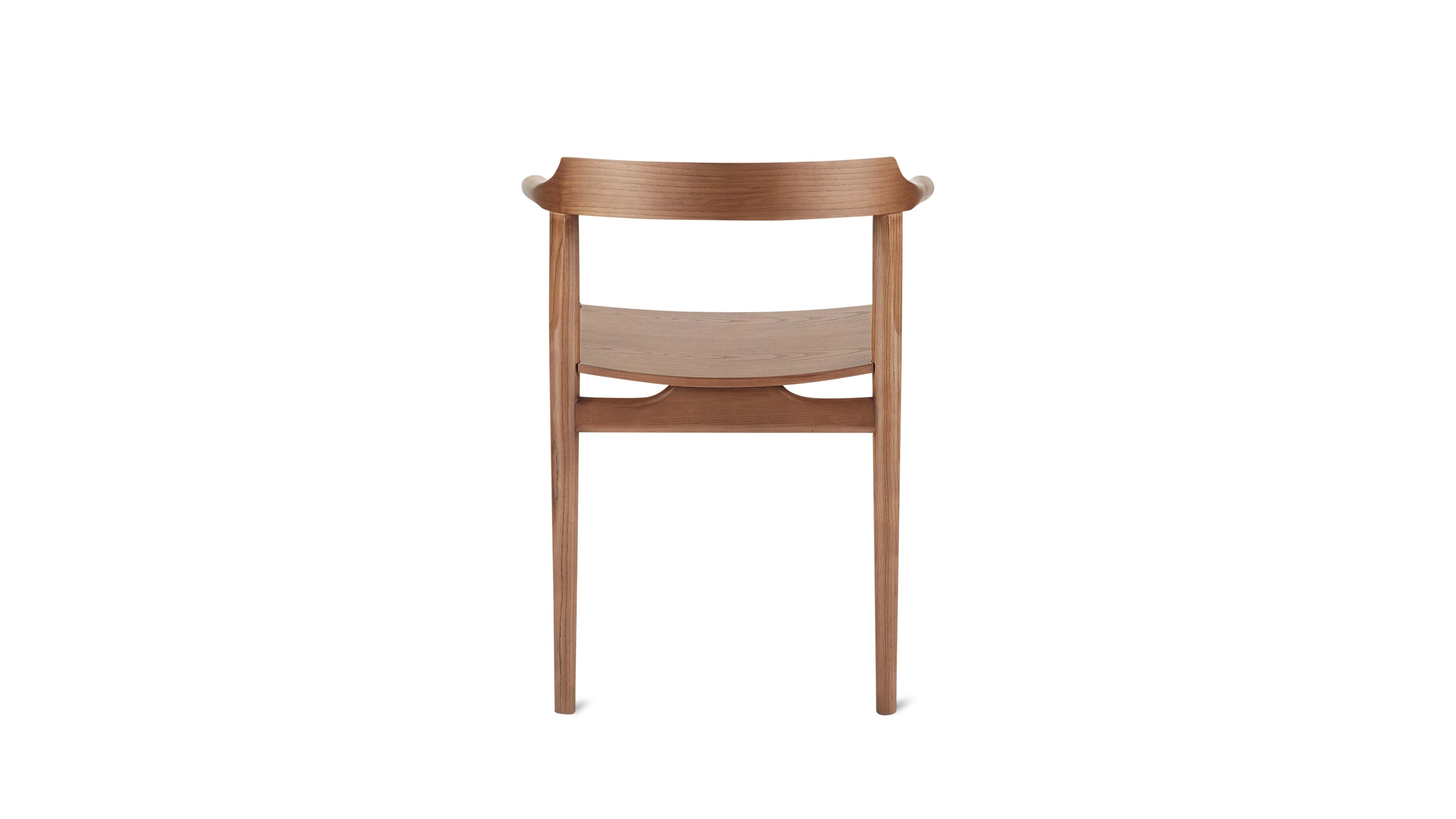 Tuck In Dining Chair, Wood Seat, Stained Walnut - Sundays Company CanadaCHA-EW-047-124