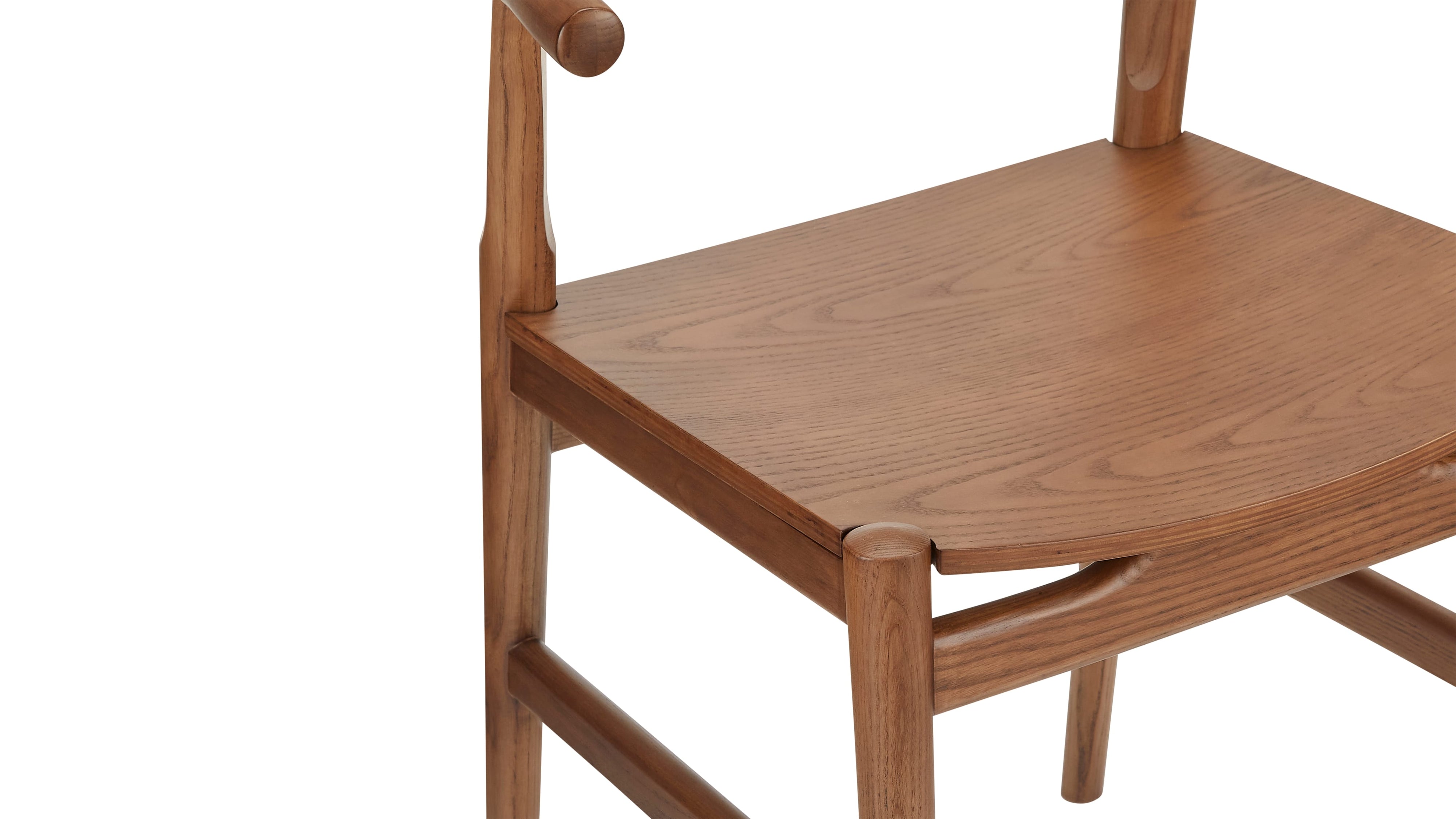Tuck In Dining Chair, Wood Seat, Stained Walnut - Sundays Company CanadaCHA-EW-047-124