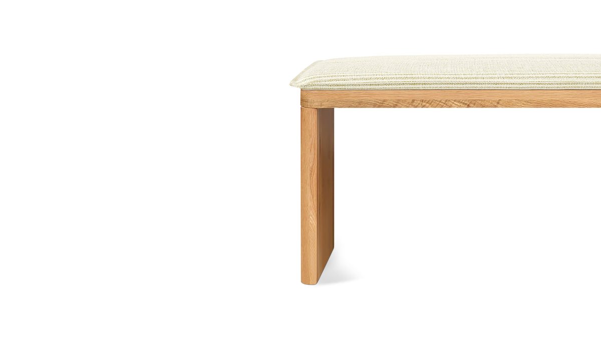 Bench Seat Cushion, 44In, Oxford Stripe