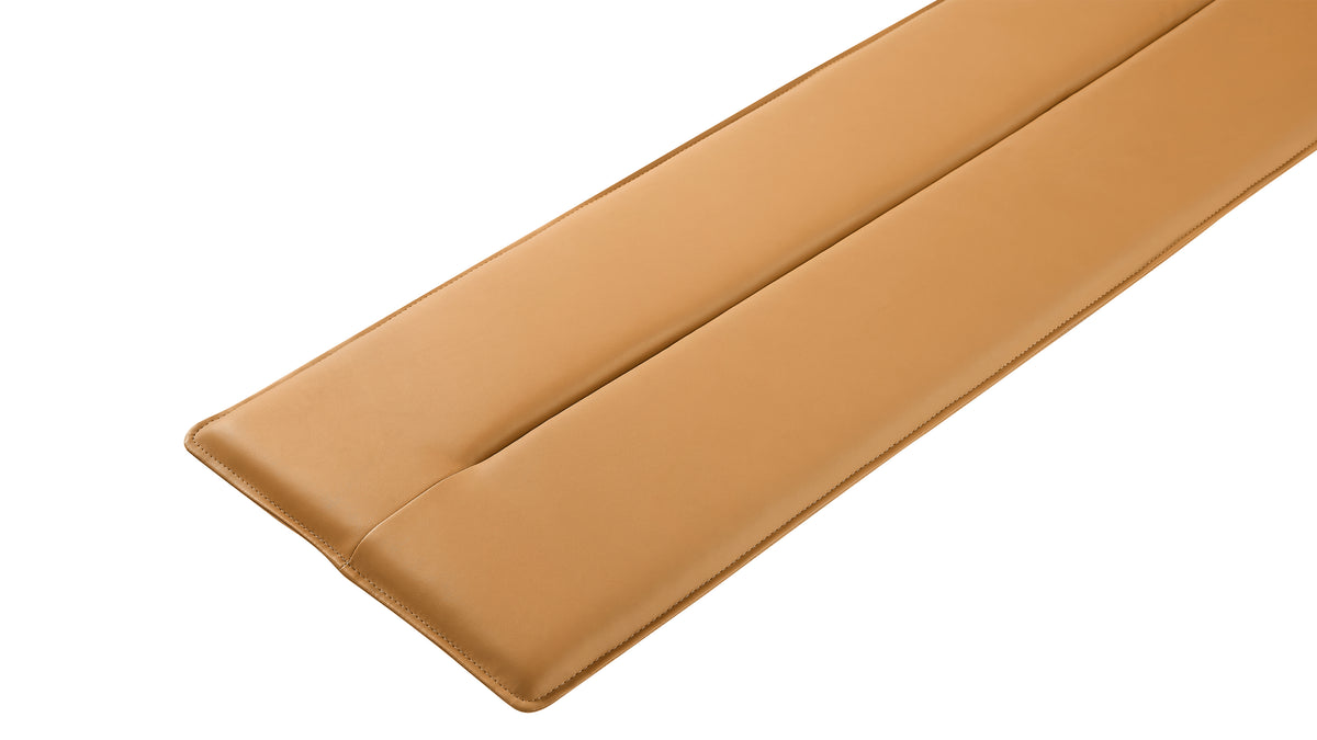 Bench Seat Cushion, 52In, Cognac — alternate view