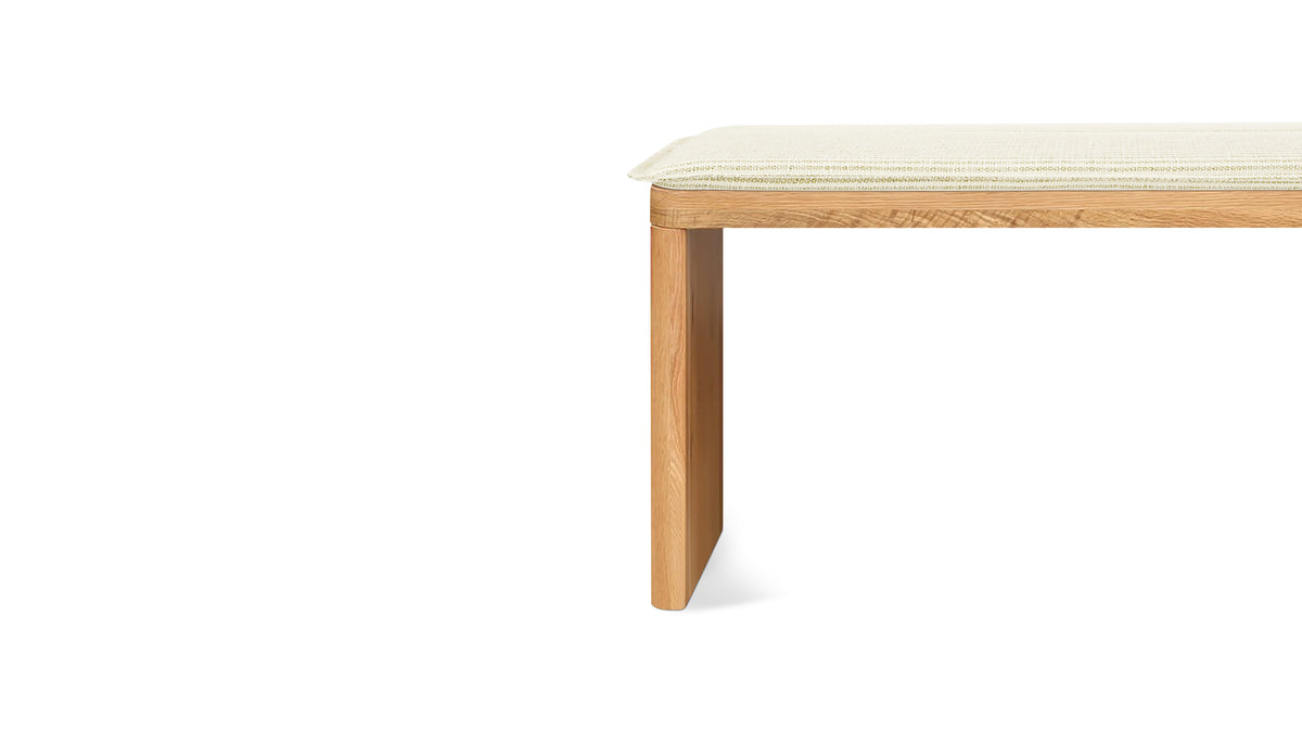 Bench Seat Cushion, 52In, Oxford Stripe — alternate view