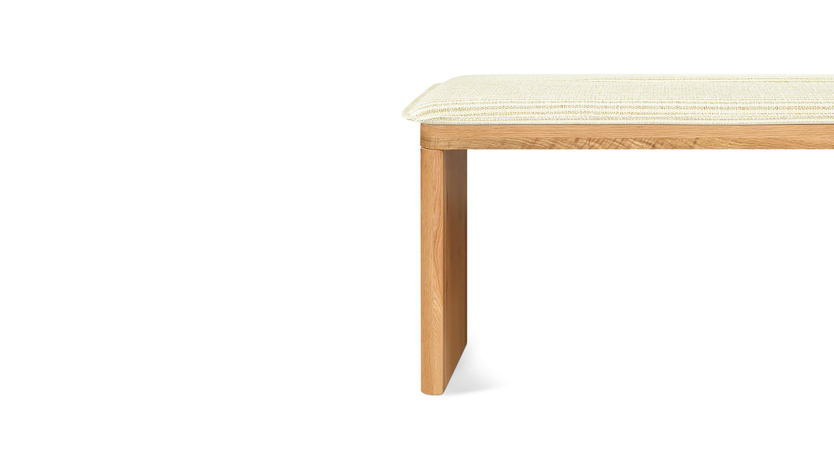 Bench Seat Cushion, 59In, Oxford Stripe