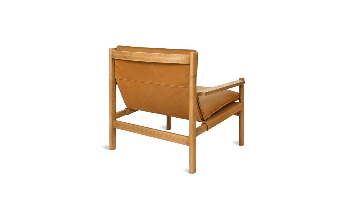 After Hours Lounge Chair, Oak, Golden Tan