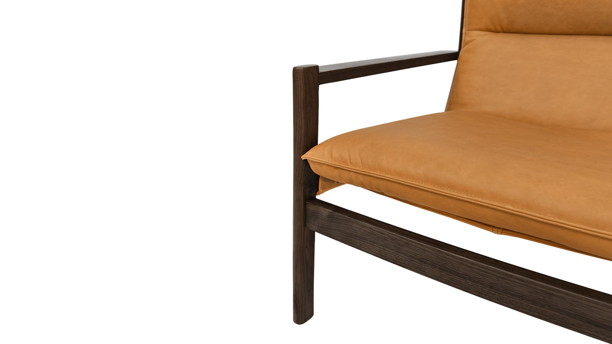 After Hours Lounge Chair, Walnut, Golden Tan