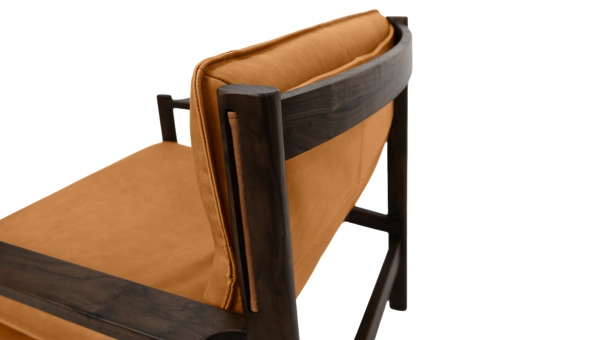 After Hours Lounge Chair, Walnut, Golden Tan